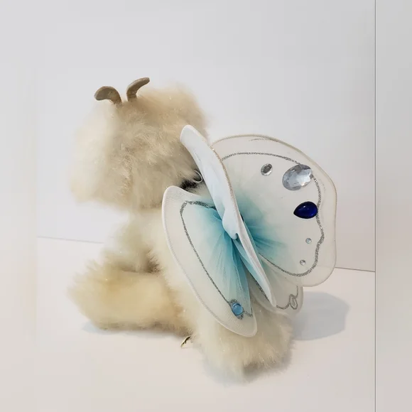 Vintage Aurora Puppillons Puppy Dog Butterfly Wings Stuffed Animal Plush 2002 - Picture 9 of 14